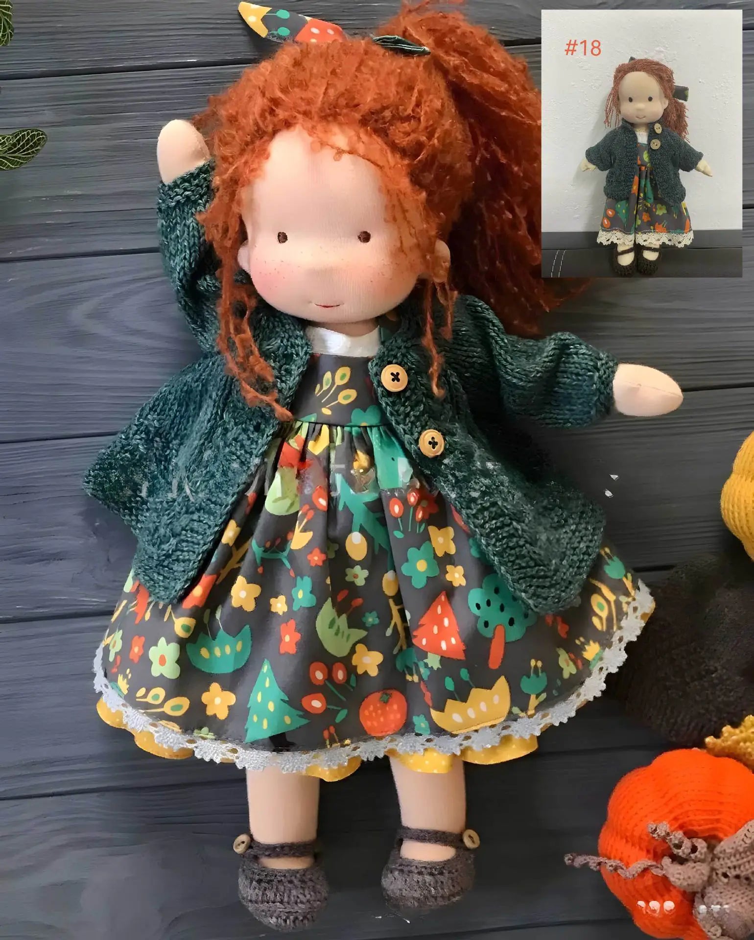 Handmade Mini Dress-Up Doll DIY Gift Box Set