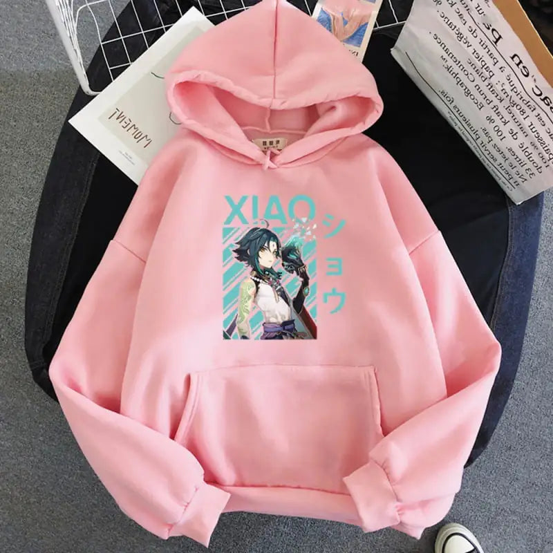 Couple Hooded Fleece Pullover Sweater