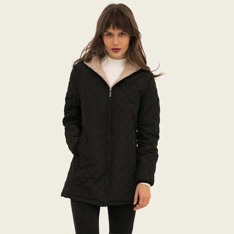 Lightweight Hooded Long Sleeve Cotton Jacket