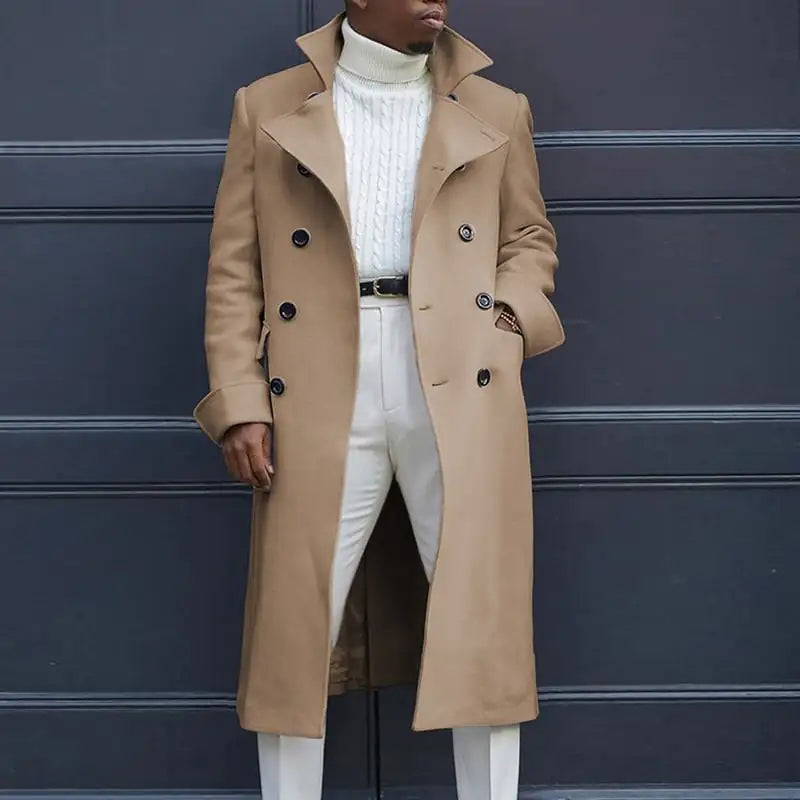 British Mid-Length Loose Trench Coat