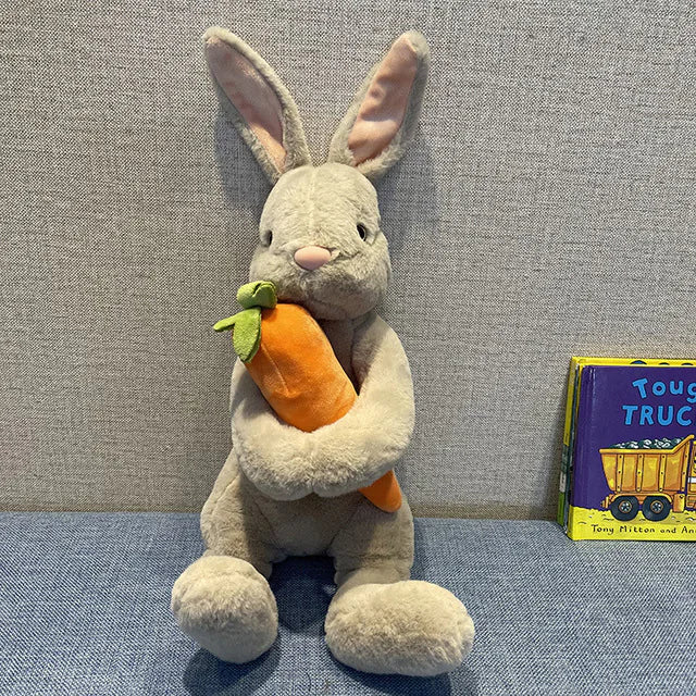 Cute White Rabbit Plush Toy for Easter Decor