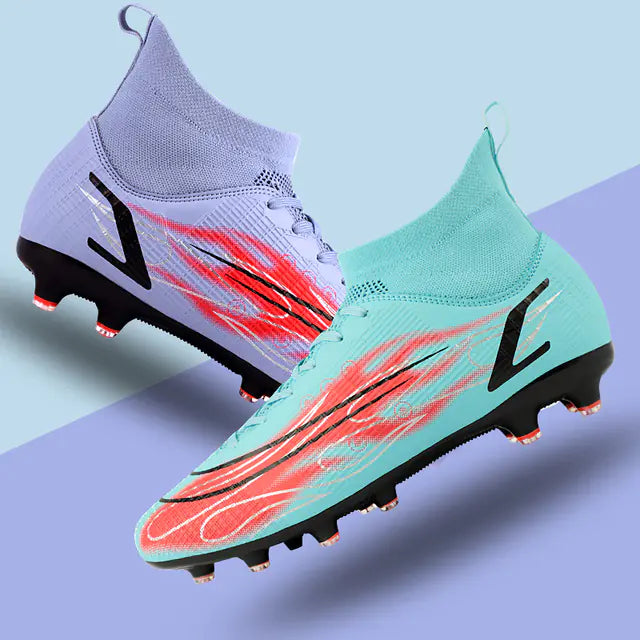 Men's Microfiber Outdoor Soccer Shoes for Kids