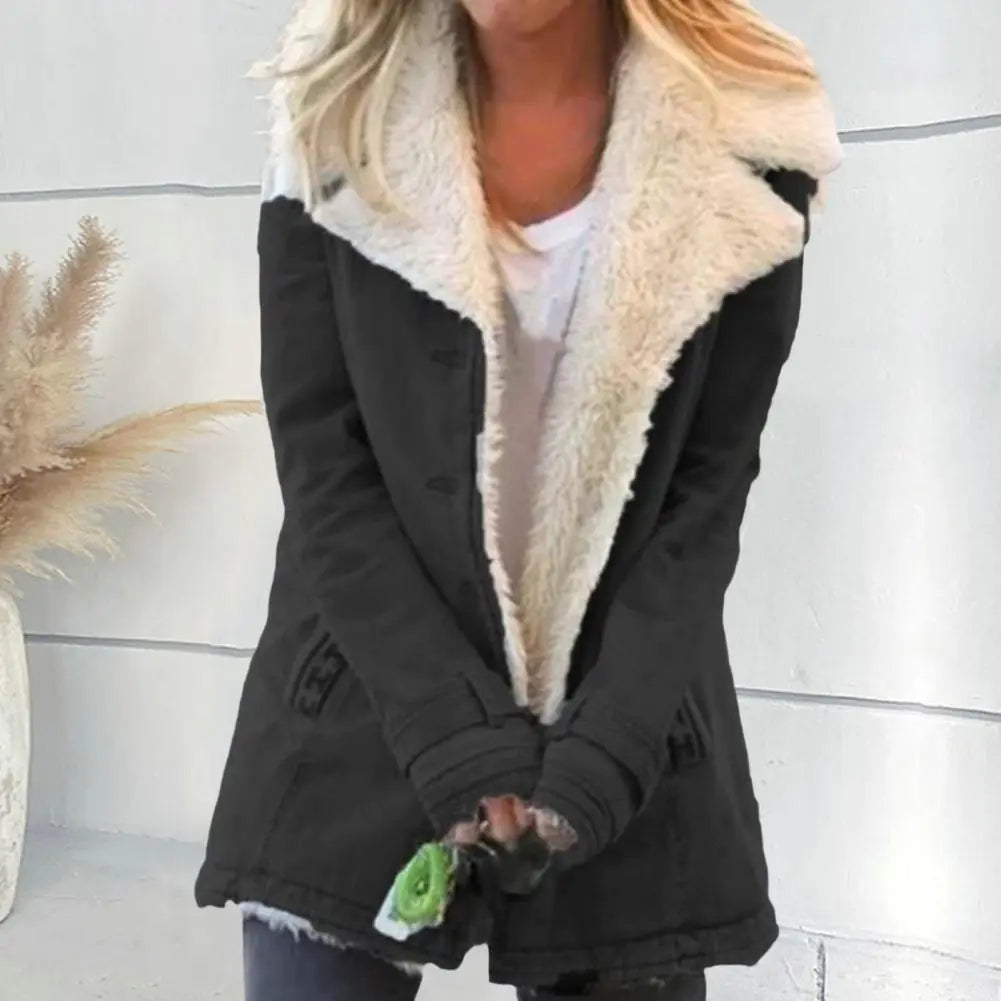 Thick Warm Hooded Parka Jacket for Women