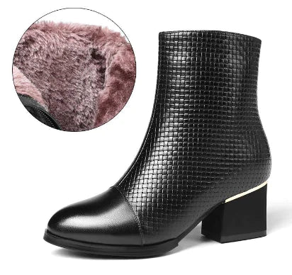 Women's High Heel Martin Boots for Autumn Winter
