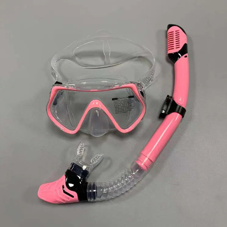 Full Dry Snorkel Mask Set for Adults - Anti-Fog