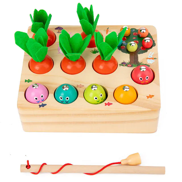 Children's Magnetic Fun Fishing Carrot Game Toy
