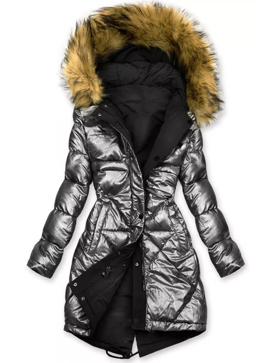Reversible Hooded Cotton Jacket for Women