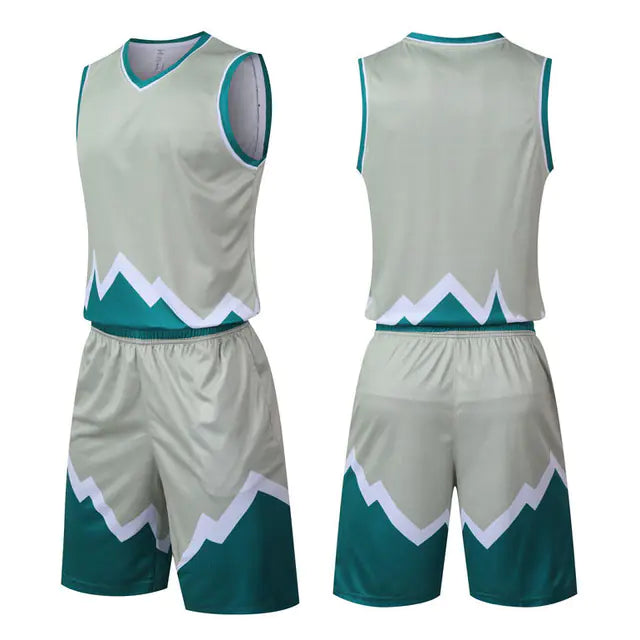 Men's Throwback Basketball Uniforms - Custom Jersey Set