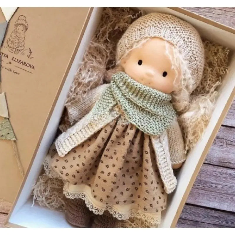 Handmade Mini Dress-Up Doll DIY Gift Box Set