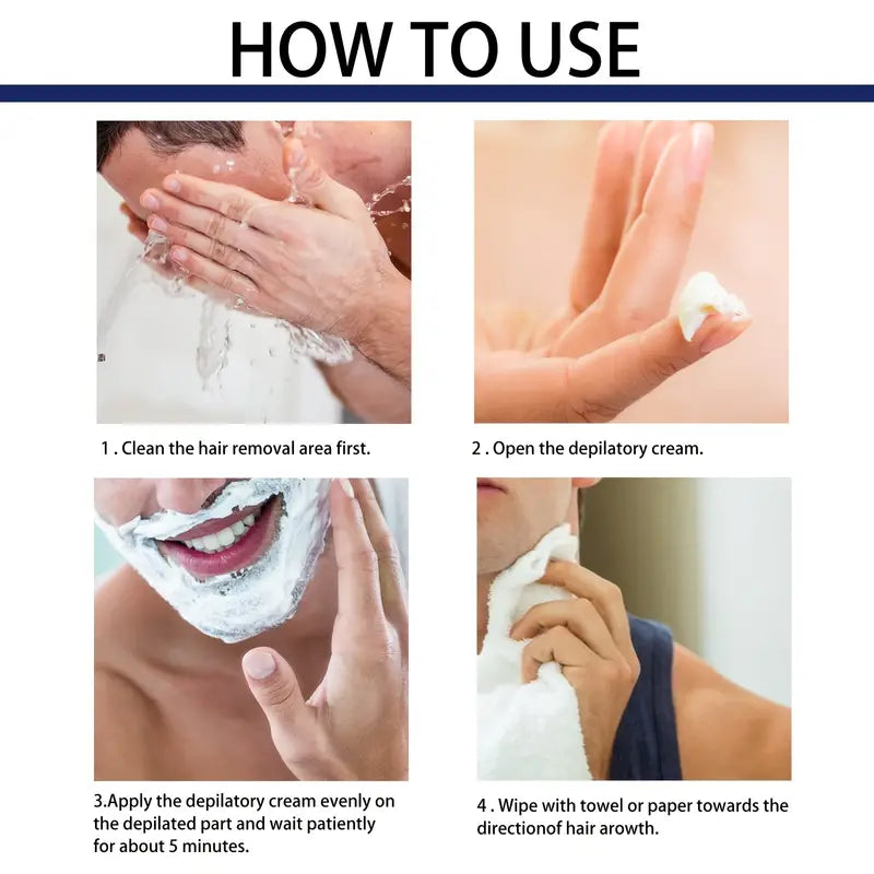 Gentle Men's Hair Removal Cream, 2.03 Fl Oz