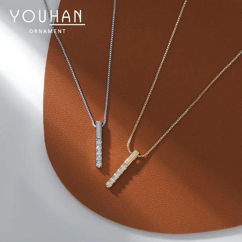 Gold-Plated Zirconia Geometric Choker Necklace for Women