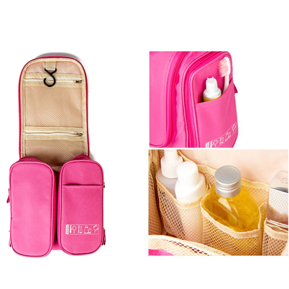 Custom Waterproof Makeup Bag - Large Capacity Storage