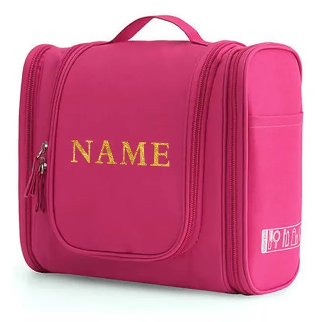 Custom Waterproof Makeup Bag - Large Capacity Storage