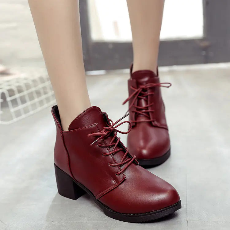 Runde Zehenkappen Oxford-Schuhe im britischen Stil