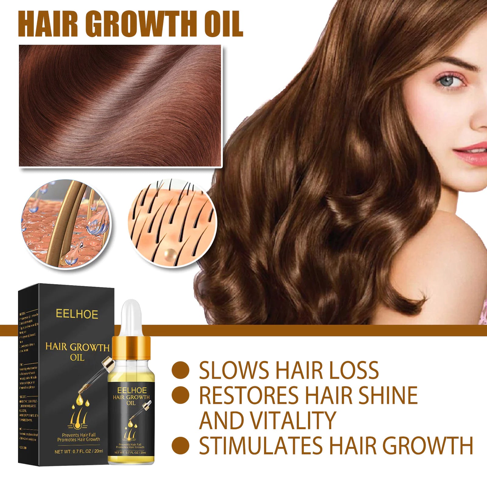 LAVDIK Hair Growth Serum Oil for Cross-Border Care