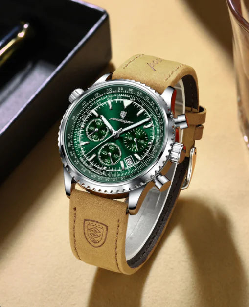 Leather Quartz Watch