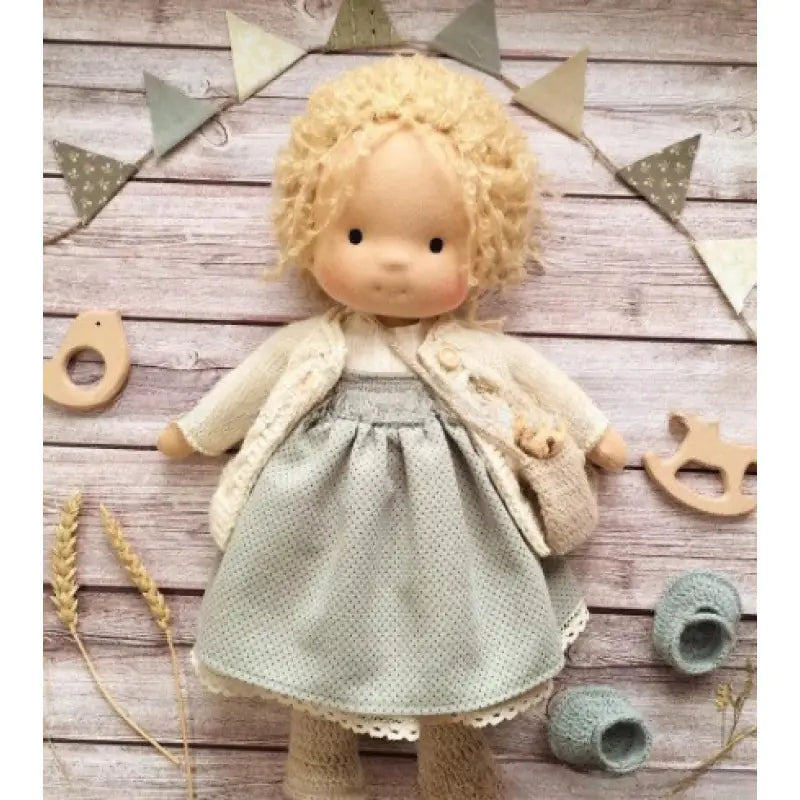 Handmade Mini Dress-Up Doll DIY Gift Box Set
