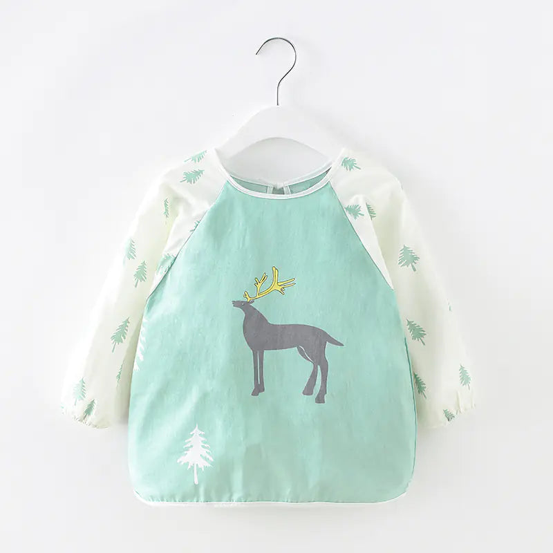 Children's Cotton Bib Apron for Spring/Summer Use