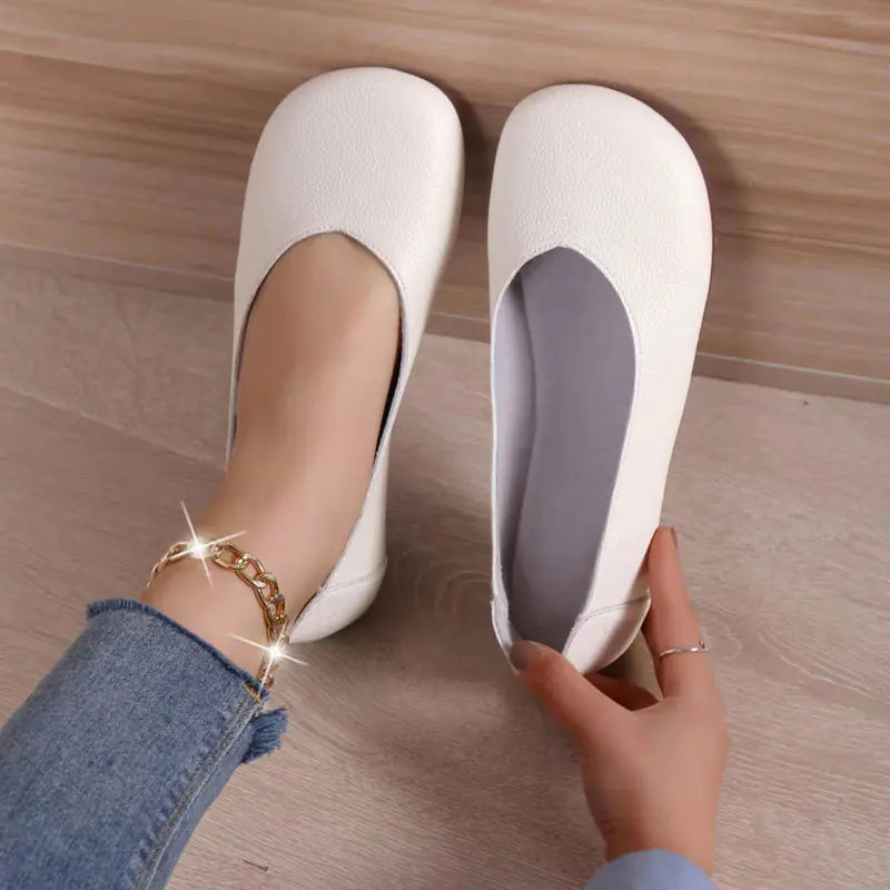 Spring New Flat Slip-On Round Toe Witch Shoes