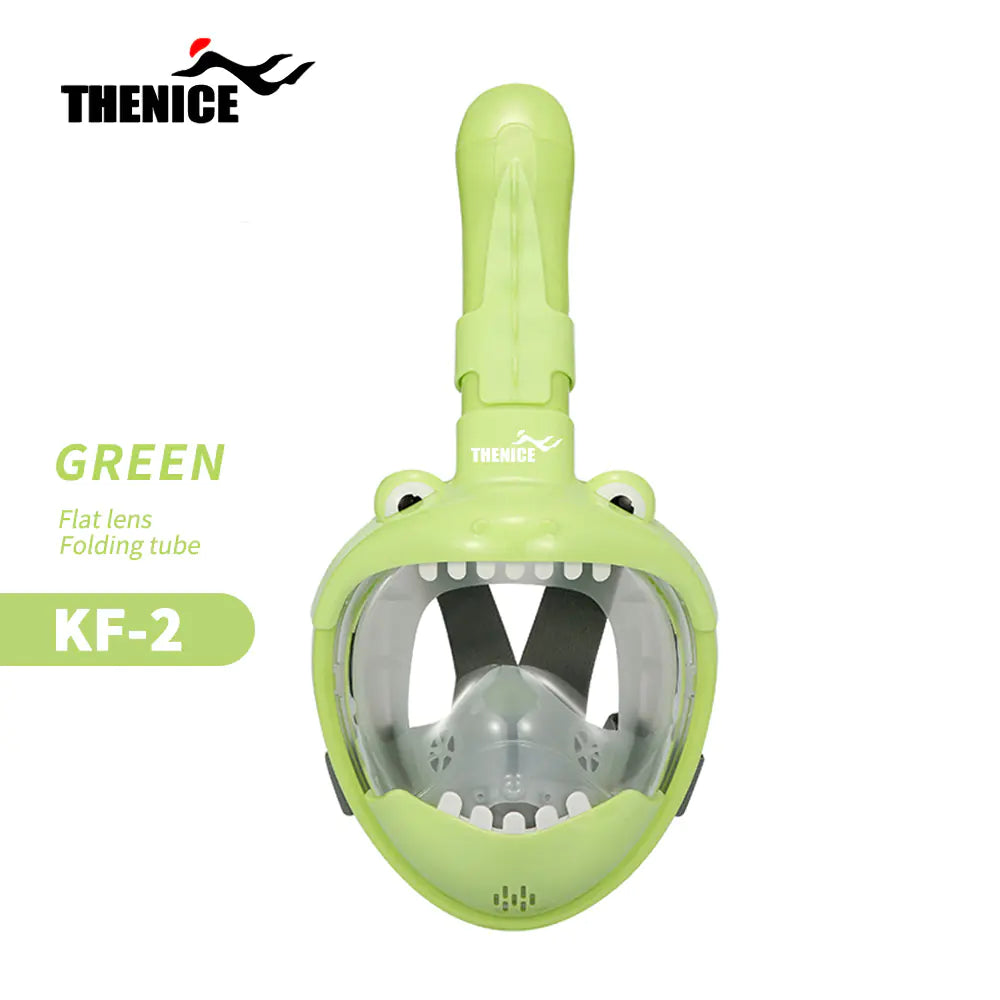 THENICE Kids Full Dry Snorkel Mask for Swimming