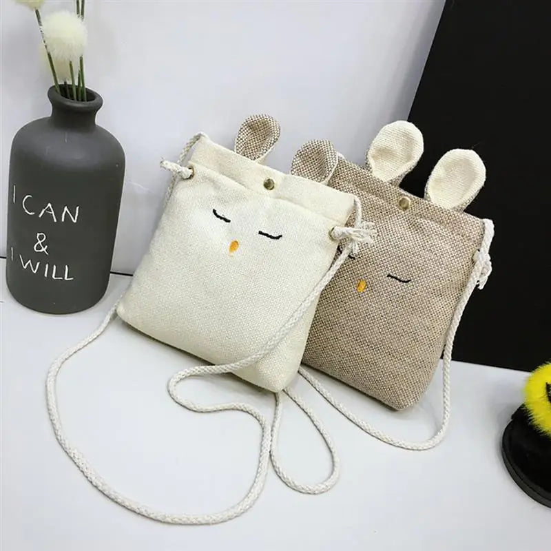 Women's Mini Canvas Shoulder Satchel Bag