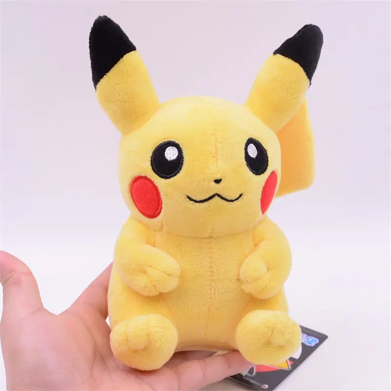 Plush Pikachu Toy with Black Ears - Pocket Monster