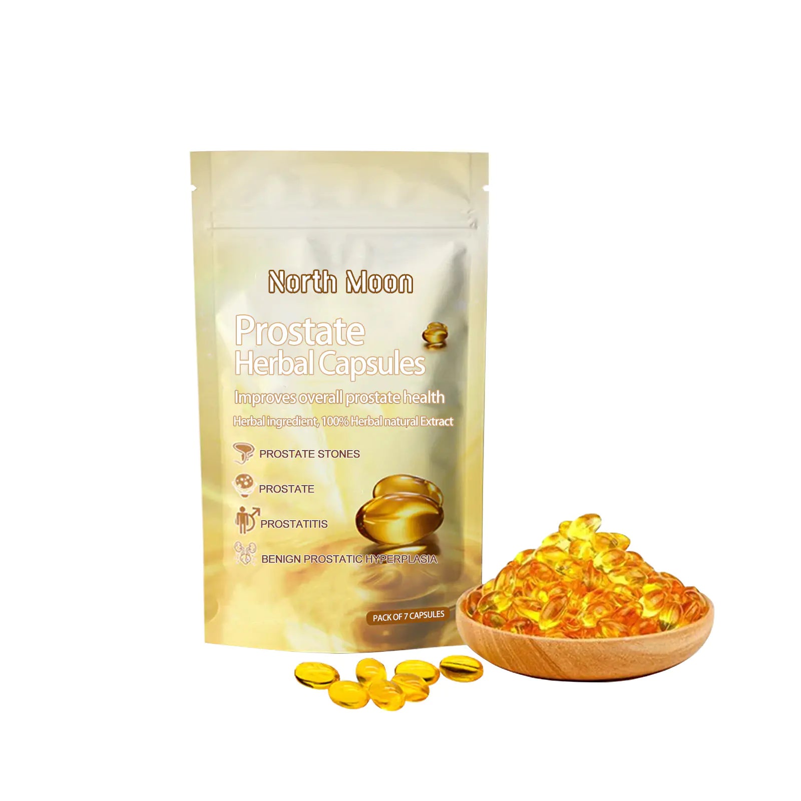 North Moon Prostate Care Capsules for Men's Health