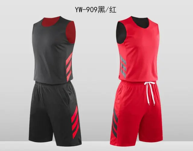 Reversible Basketball Jersey and Pants Set for Men & Women