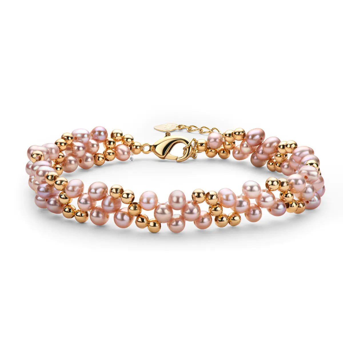 2024 14K Gold-Plated Pearl Bracelet for Women