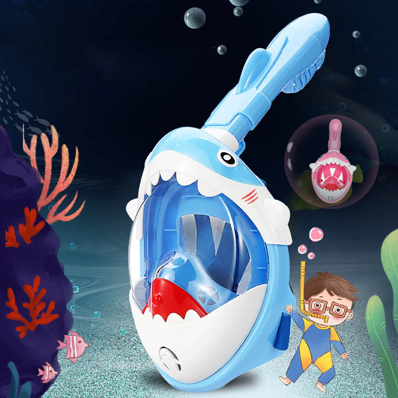 THENICE Kids Full Dry Snorkel Mask for Swimming