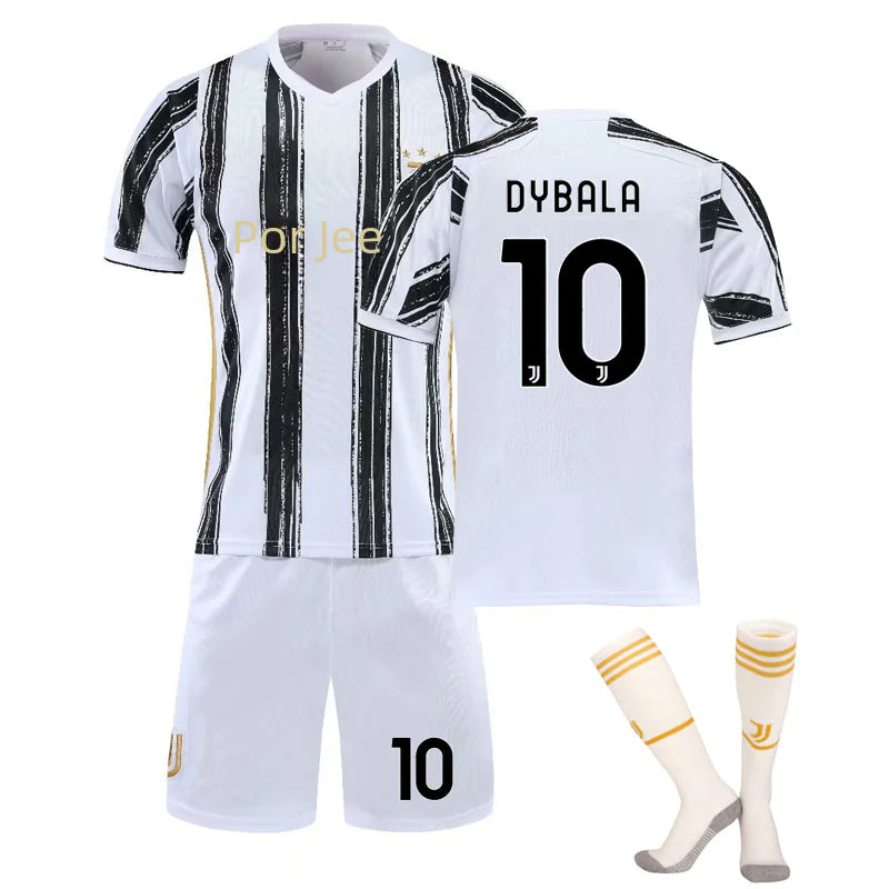 2021 Juventus Home Gold Jersey with Socks, Ronaldo 7