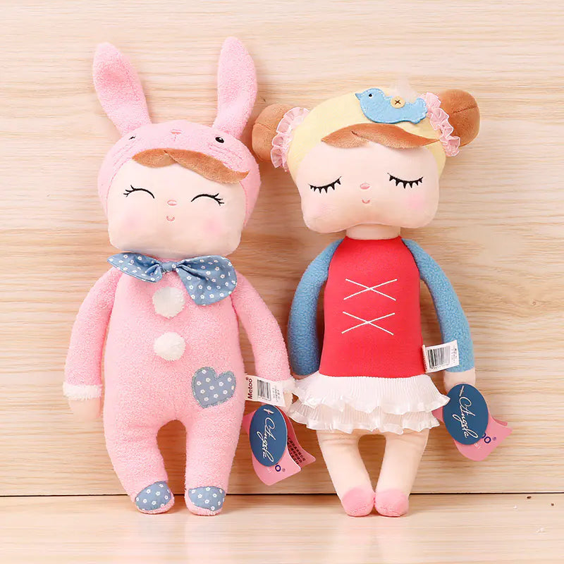 Custom Plush Toy Cute Dress-Up Doll with Cartoon Bag