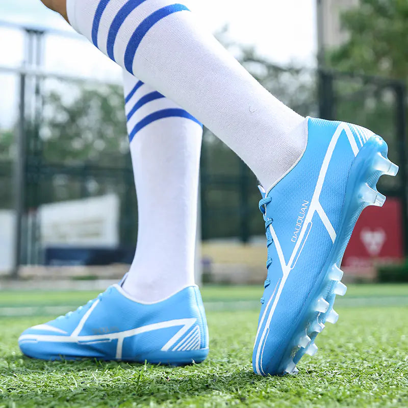 Men's Microfiber Soccer Shoes for Outdoor Sports