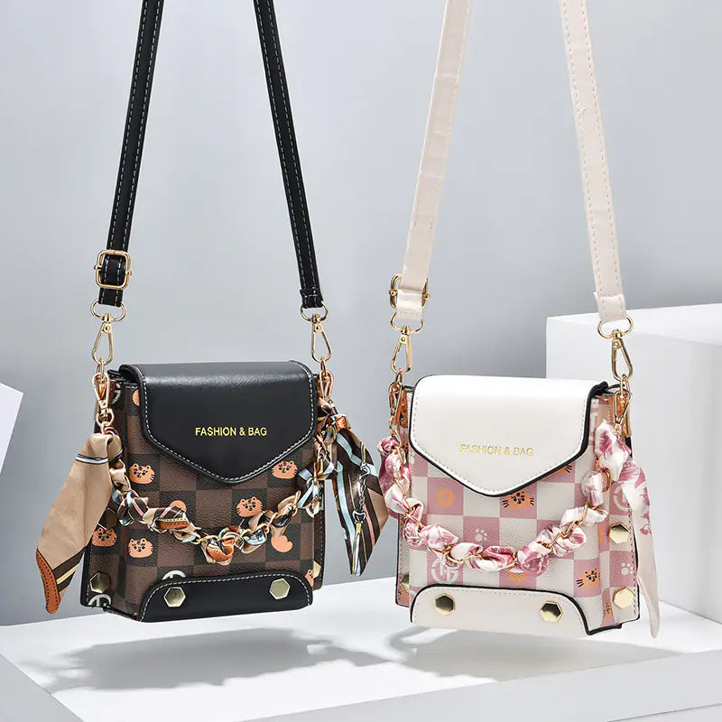 Trendy Women's Single Shoulder Messenger Bag for Phones