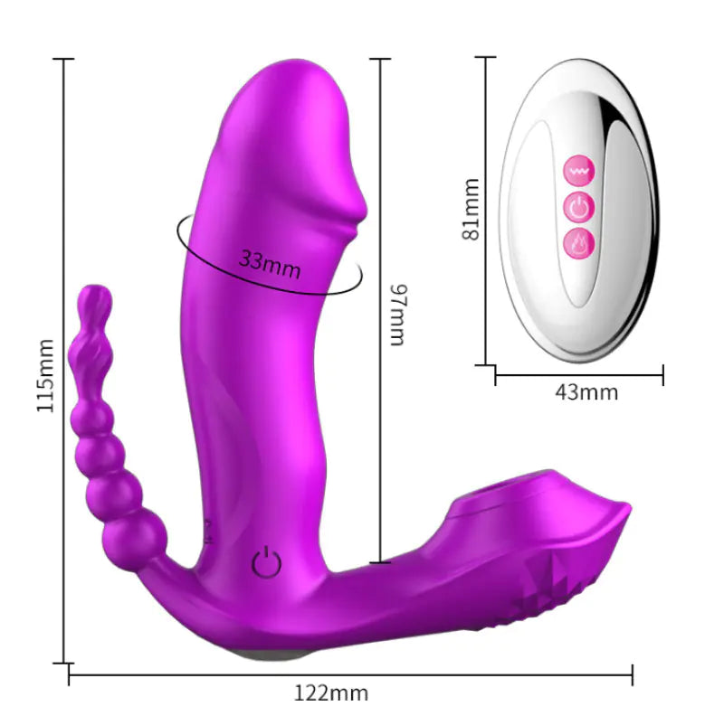 FOX M6 Wireless Remote Control Vibrating Egg for Women