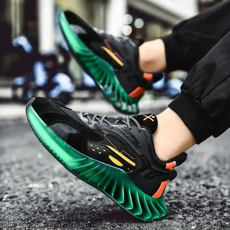 Korean Style Casual High Top Dad Sneakers for Men