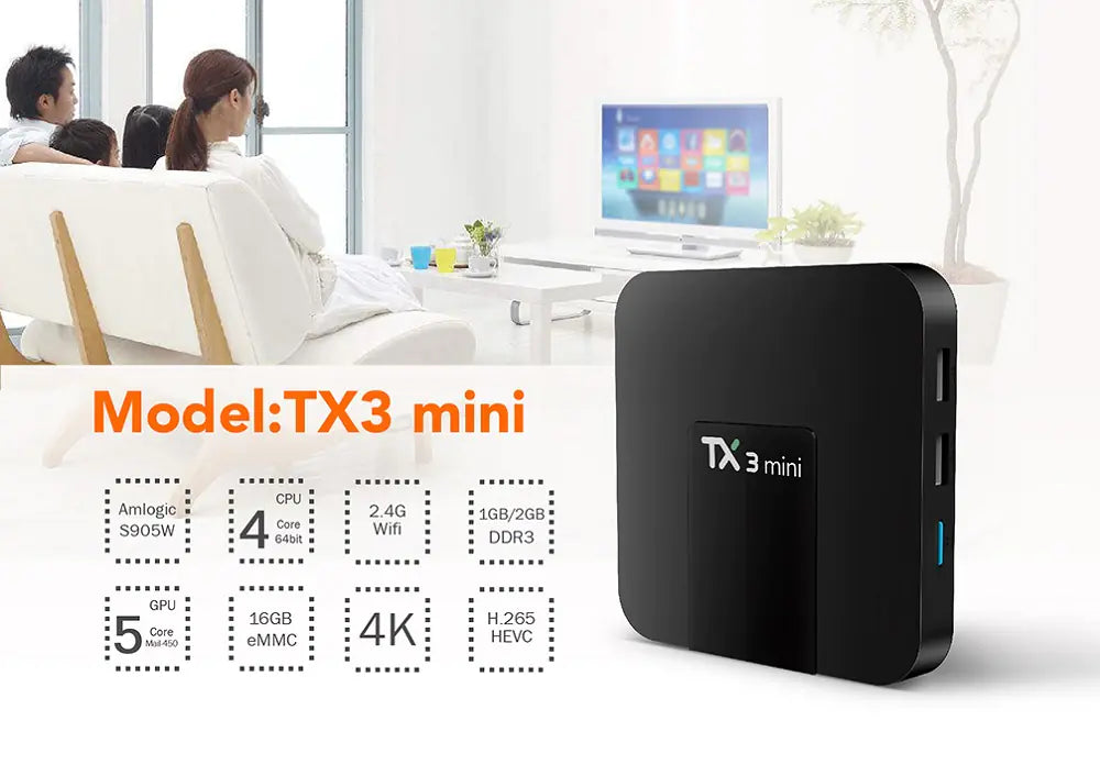 TX3 Mini Android TV Box and Media Player