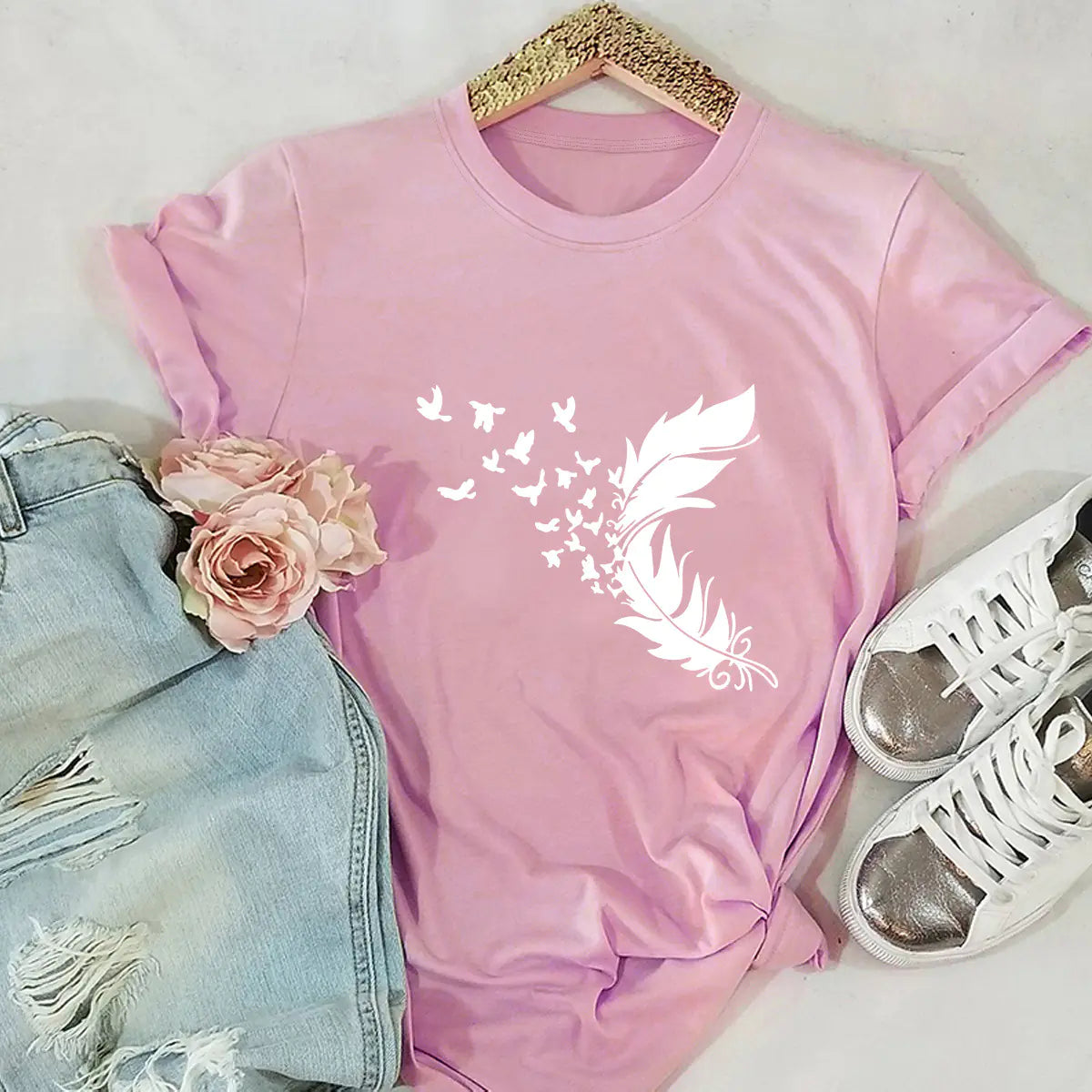 Trendy Women's Cotton T-Shirt