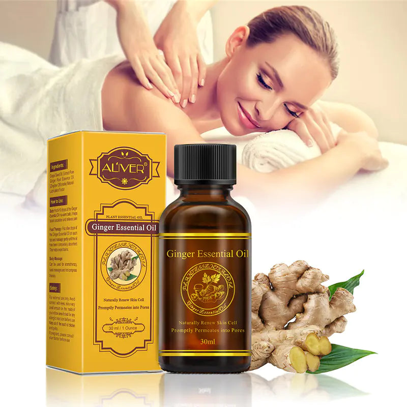 Ginger Essential Oil for Body Massage