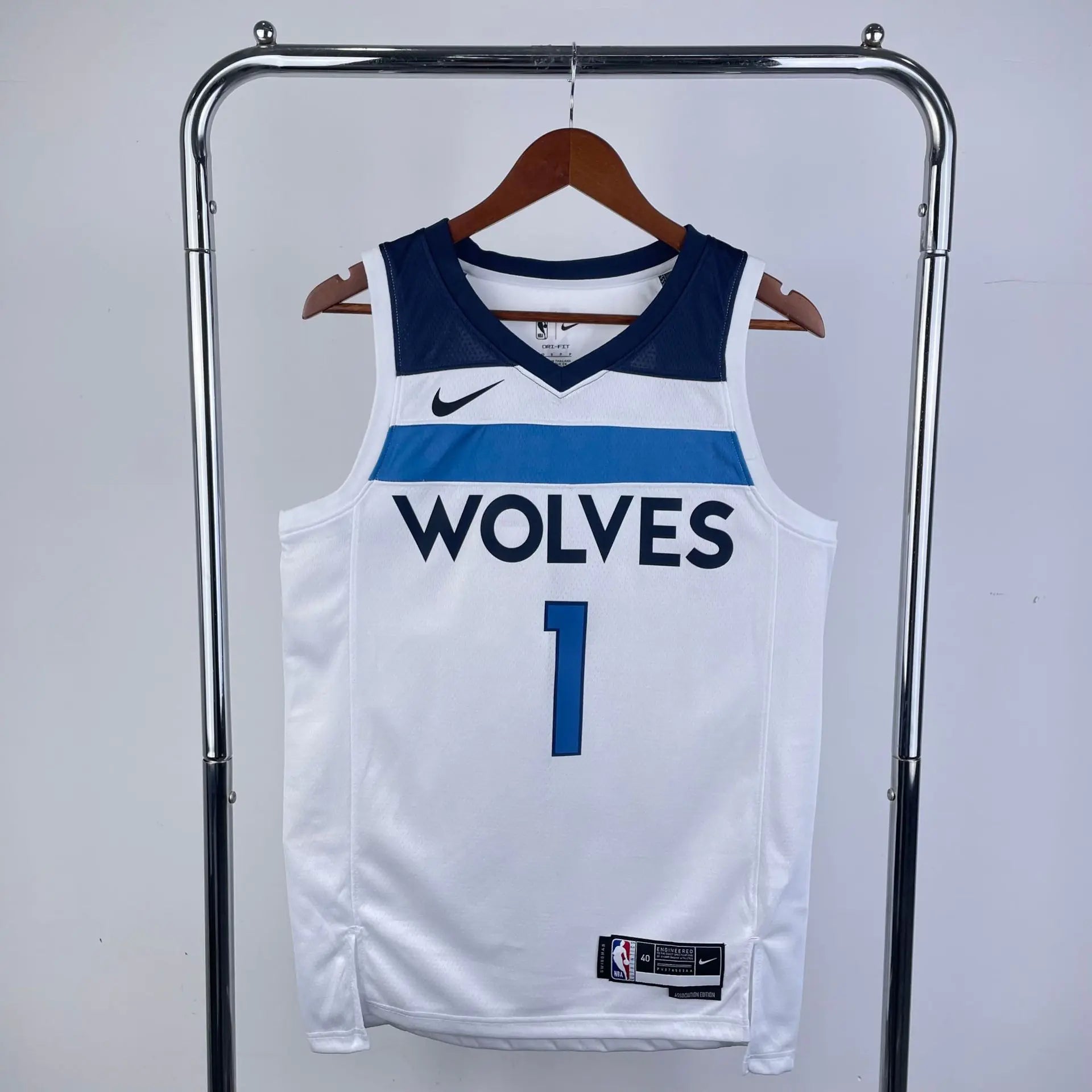 2023 Season Timberwolves Home White NBA Jerseys