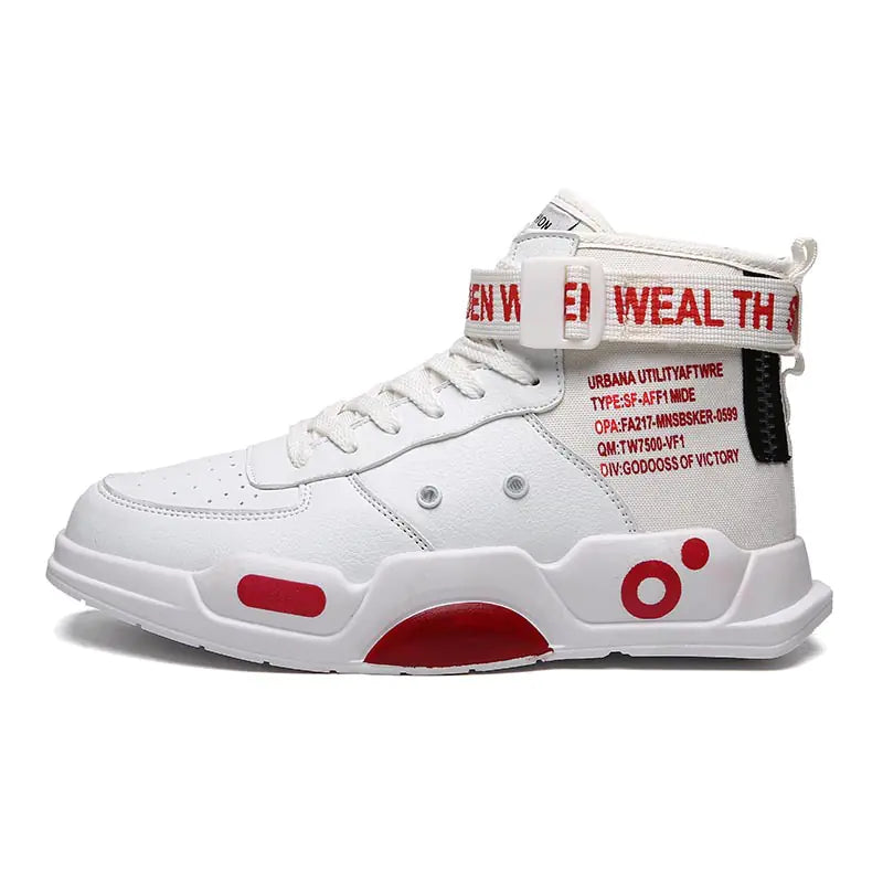 High-Top Casual Sneakers for Men, Size 45-46