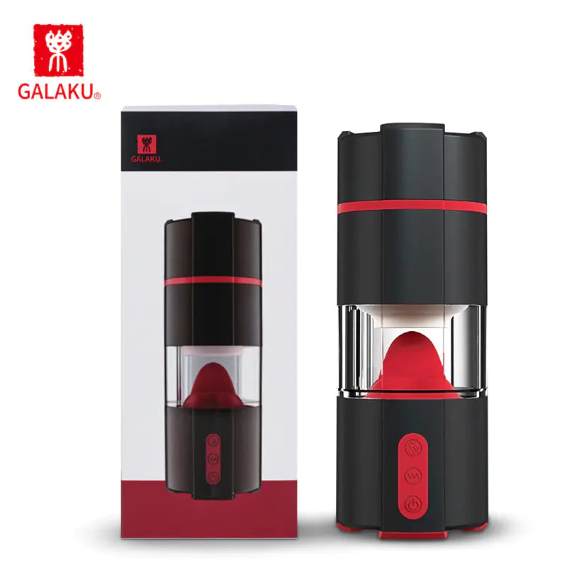 Electric Tongue Vibrating Male Masturbator Cup