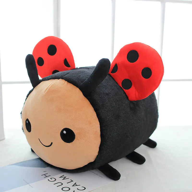 Cartoon Bee Ladybug Plush Toy for Kids and Gifts