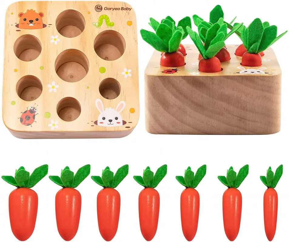 Children's Magnetic Fun Fishing Carrot Game Toy