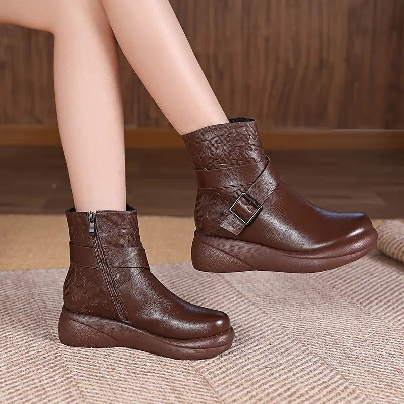 Trendy Women's Chunky Ankle Boots for Fall/Winter