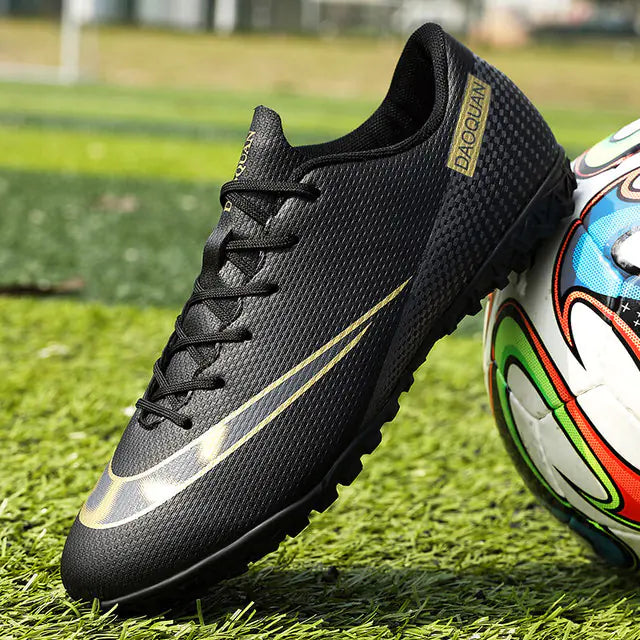 Men's Microfiber Soccer Shoes for Outdoor Sports