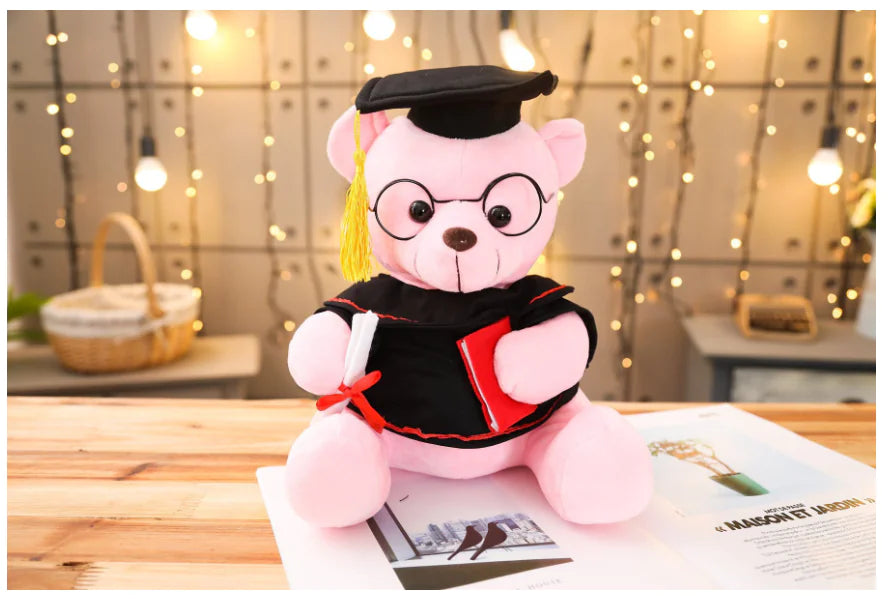 Plush Doctor Bear Toy Gift - Graduation Teddy Bear
