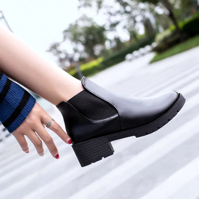 Martin Boots, British Style Women's Low Heel Casual Shoes