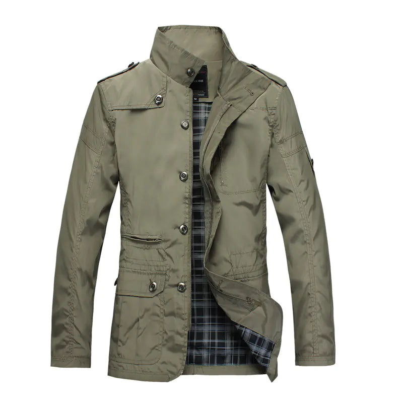 Men's Casual Stand Collar Jacket