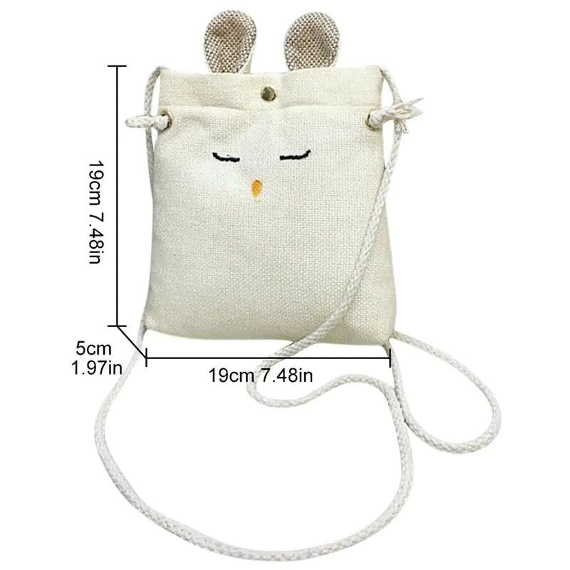 Women's Mini Canvas Shoulder Satchel Bag